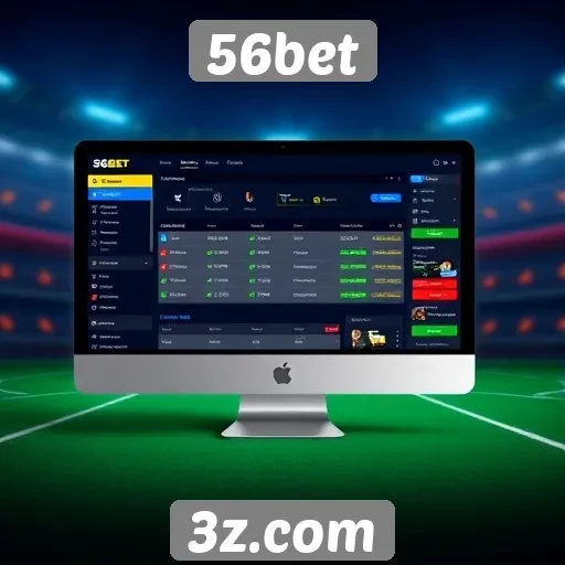 Experiência do usuário na interface do 56bet